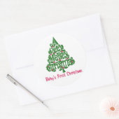 Stickers de Noël/1er Noël pour bébé (Enveloppe)