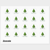 Stickers de Noël 8 bits Geek Pixel Tree (Feuille)