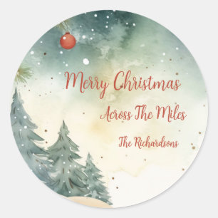 Stickers de Noël "À travers les kilomètres"
