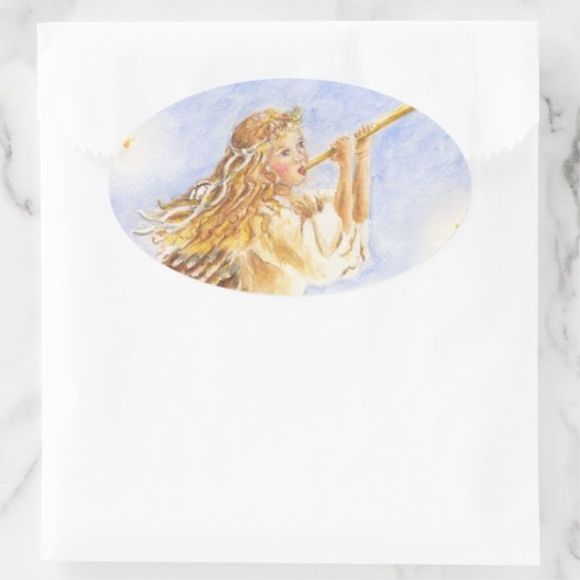 Stickers de Noël Angel Oval (Sac)