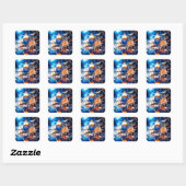 Stickers de Noël Avent (Feuille)