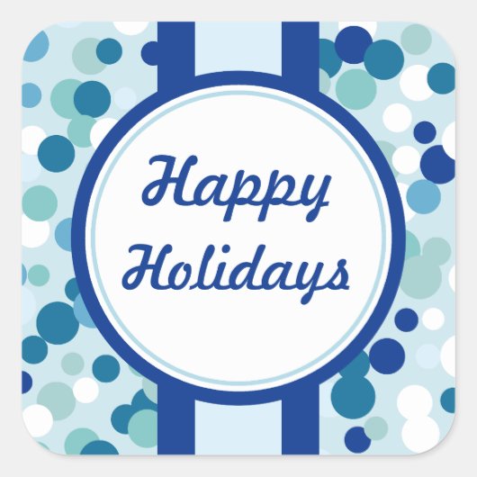 Stickers de Noël bleu (Devant)