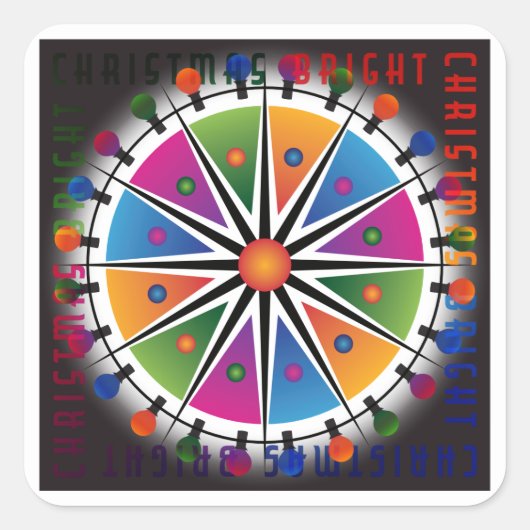 Stickers de Noël brillants (Devant)