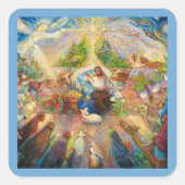 Stickers de Noël de la Saint-Famille (Devant)