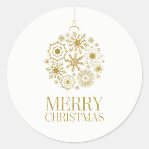 Stickers de Noël de Noël de l'ornement de flocon d