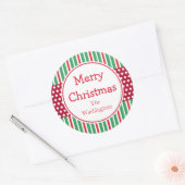 Stickers de Noël de Noël de Noël de vacances (Enveloppe)