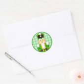 Stickers de Noël de Noisette Vert (Enveloppe)