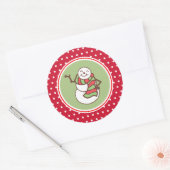 Stickers de Noël de Snowman (Enveloppe)