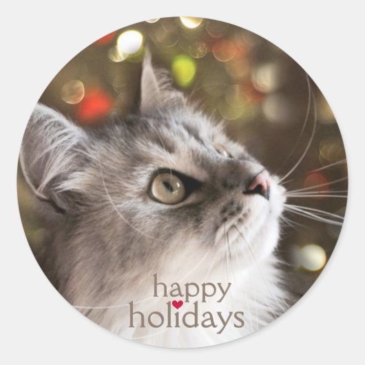 Stickers de Noël des Amoureux de les chats (Devant)