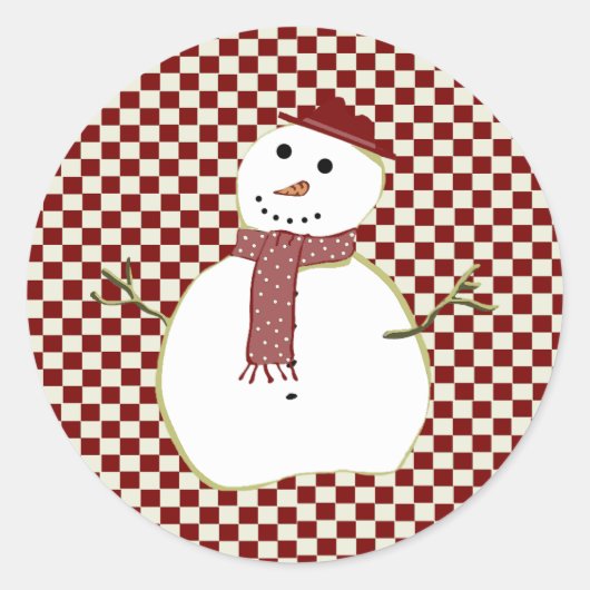 Stickers de Noël du pays (Devant)
