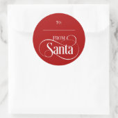 Stickers de Noël du Père Noël (Sac)