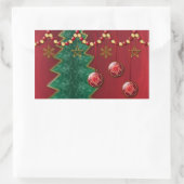 Stickers de Noël fêté fractal (Sac)