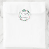 stickers de Noël fleuris vert (Sac)