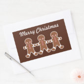 Stickers de Noël Gingerbread Boys (Enveloppe)