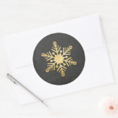 Stickers de Noël Gold Foil Snowflake (Enveloppe)