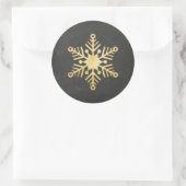 Stickers de Noël Gold Foil Snowflake (Sac)