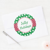 Stickers de Noël Green Jolly (Enveloppe)