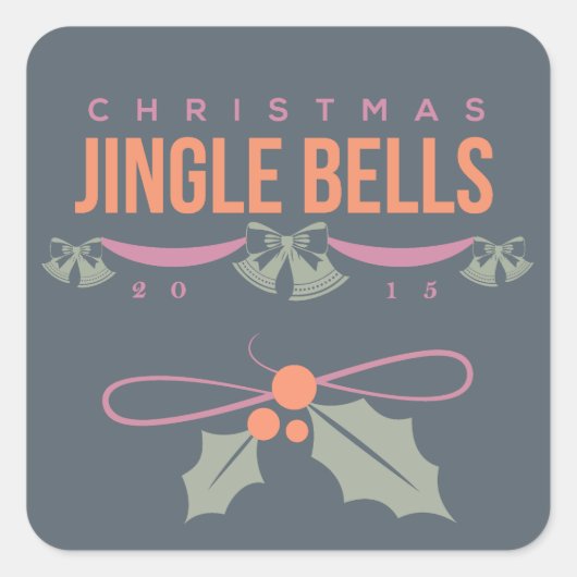 Stickers de Noël Jingle Bells 2015 (Devant)
