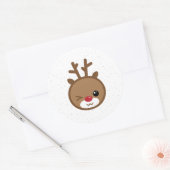 Stickers de Noël Kawaii Reindeer (Enveloppe)