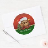 Stickers de Noël mignonne Père Noël (Enveloppe)