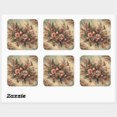 Stickers de Noël Orné Classique (Feuille)