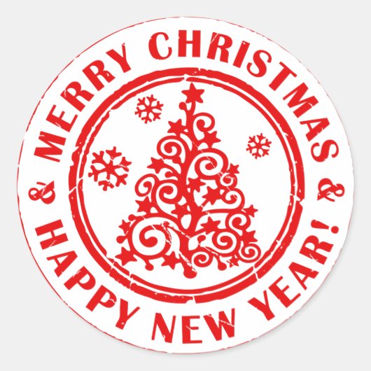 Stickers de Noël ou sceaux de lettres (Devant)