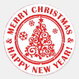 Stickers de Noël ou sceaux de lettres