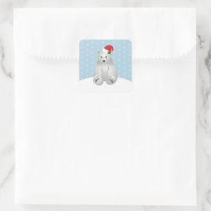 Stickers de Noël Ours polaire