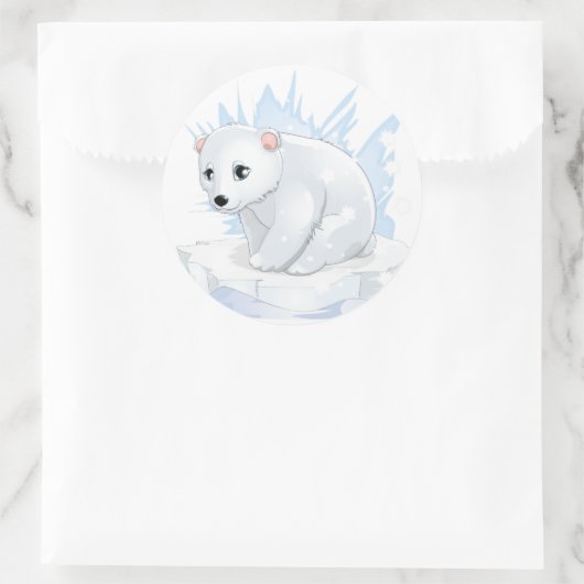 Stickers de Noël-Ours polaire (Sac)