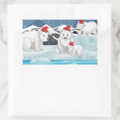 Stickers de Noël-Ours polaires (Sac)