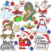 Stickers de Noël Père Noël Snowman (Devant)
