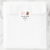 Stickers de Noël personnalisés (Sac)