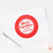 Stickers de Noël Pois rouge (Enveloppe)