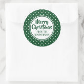 Stickers de Noël Pois vert (Sac)