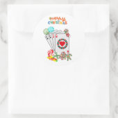 Stickers de Noël Poker de Las Vegas (Sac)