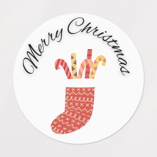 Stickers de Noël pour cadeau (Design 2)