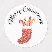Stickers de Noël pour cadeau (Design 1)