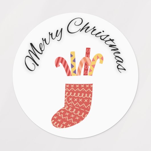 Stickers de Noël pour cadeau (Design 1)