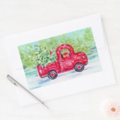 Stickers de Noël pour Camion Rouge Pays (Enveloppe)