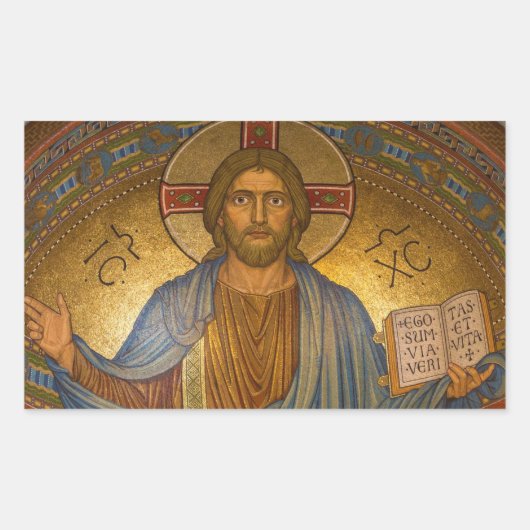 Stickers de Noël religieux Jésus-Christ (Devant)
