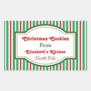 Stickers de Noël rouge et vert