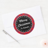 Stickers de Noël rouge vif (Enveloppe)