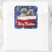 Stickers de Noël Shih tzu (Sac)