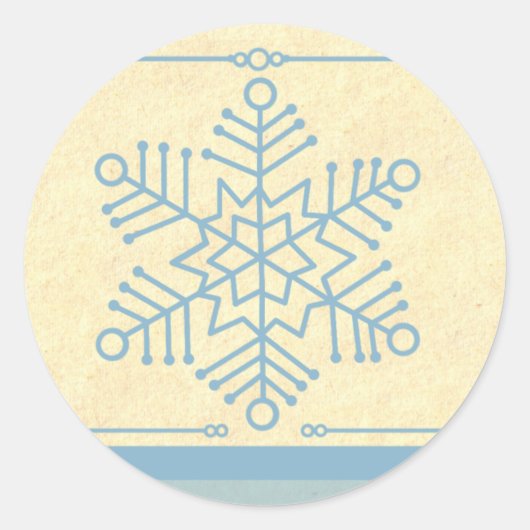 Stickers de Noël Snowflake (Devant)