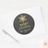 Stickers de Noël Snowflake Gold (Enveloppe)