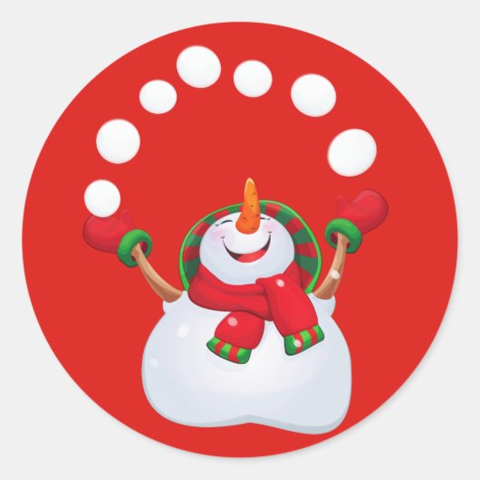 Stickers de Noël Snowman (Devant)