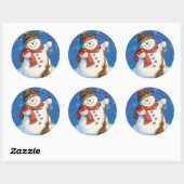 Stickers de Noël/Snowman (Feuille)