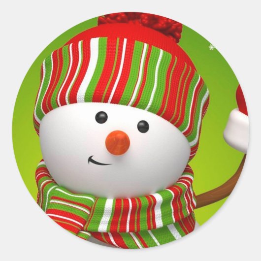 Stickers de Noël/Snowman (Devant)
