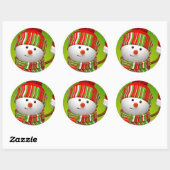 Stickers de Noël/Snowman (Feuille)