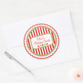 Stickers de Noël Sweet Stripes (Enveloppe)